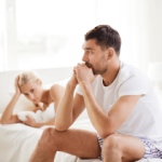 Couple experiencing relationship tension